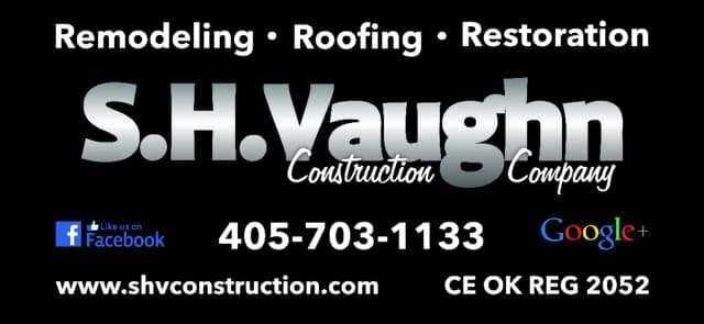 Number 5 Roofing Company Logo for S. H. Vaughn Construction